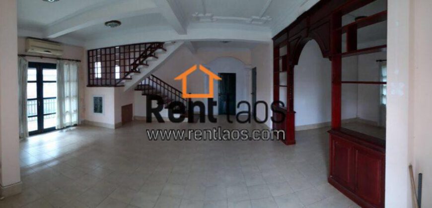 Lao Modern style cozy house for rent Near Sengdara fitness,Thai consulate,Patuxay