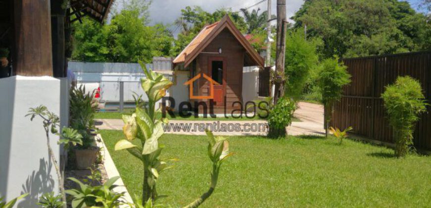 beautiful Lao style house near Chinese embassy FOR RENT