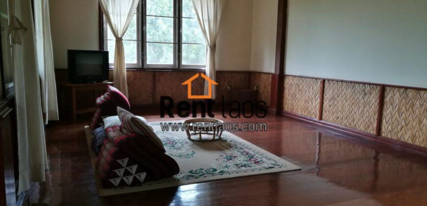Lao style cozy house for rent Near Sengdara fitness,Thai consulate,Patuxay