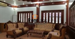 Modern house with fully furnished for rent in Lao and International Schools Zone, near Saphanthong market, about 3Km from Patuxay.