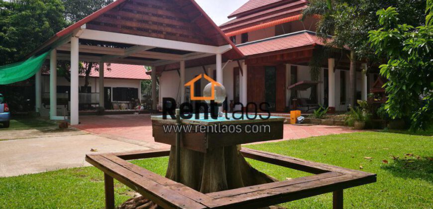 Gorgeous Lao Modern style house with swimming pool  near Russia Embassy for RENT