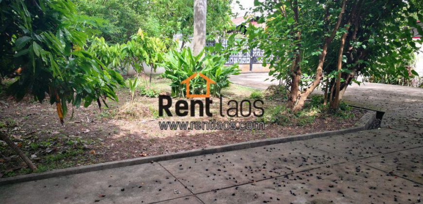 River front  Lao style wooden house Near Clock Tower For Rent