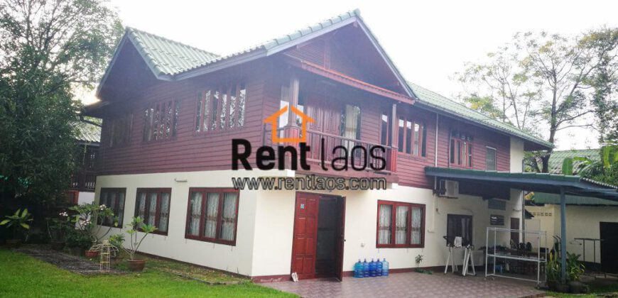 Lao style house  near Japanese embassy for RENT