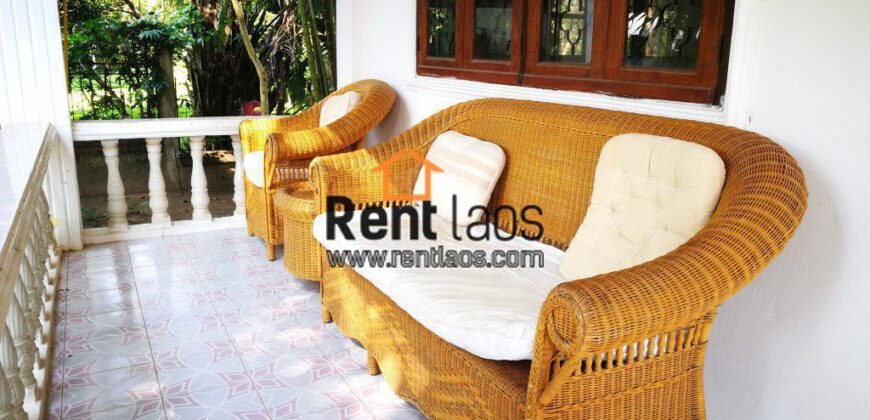 Lao wooden house near Chinese embassy for RENT