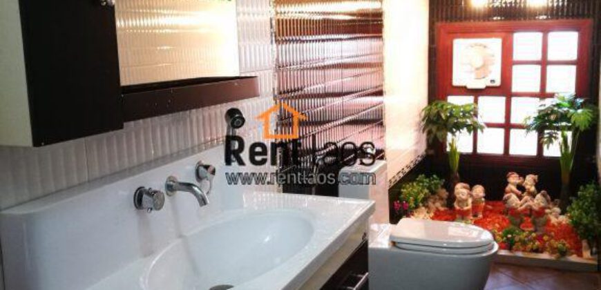 Lao Modern house near Joma phonthan ,Thai consulate for RENT