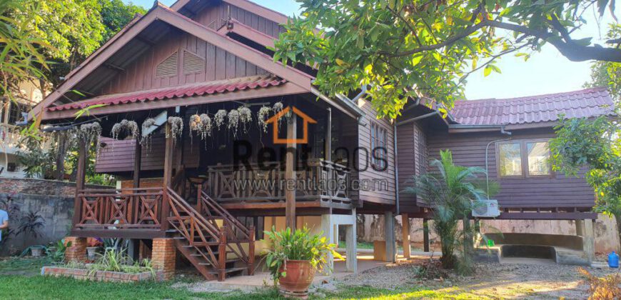Lao traditional house near Thai consulate for Rent