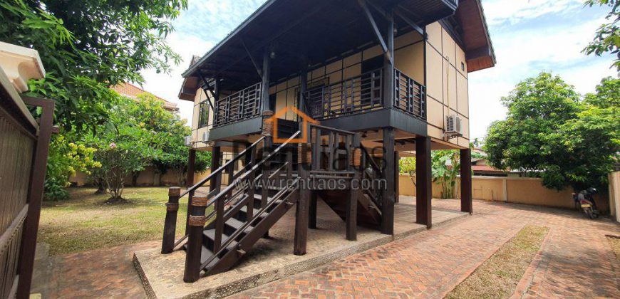 Lao style house near Wattay Airport