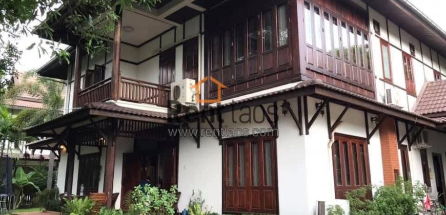 traditional house with lovely garden available