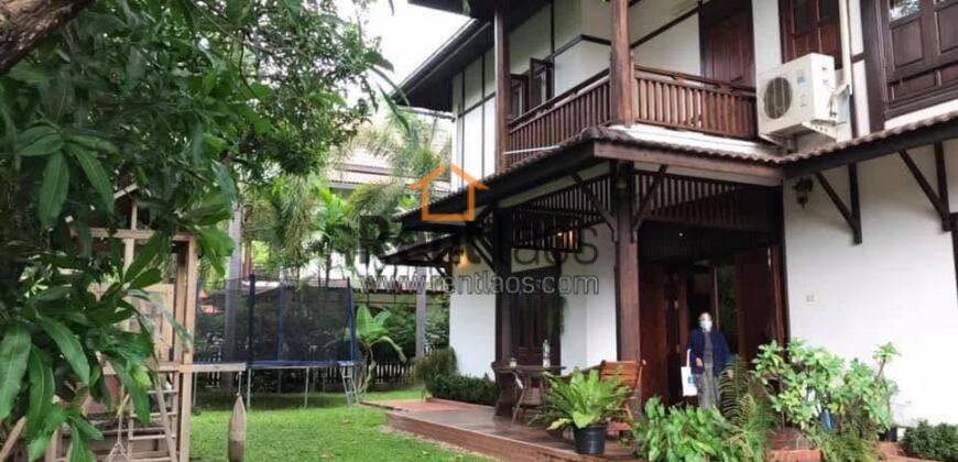 traditional house with lovely garden available